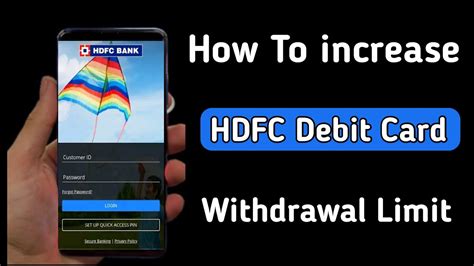 hdfc debit card withdrawal limit